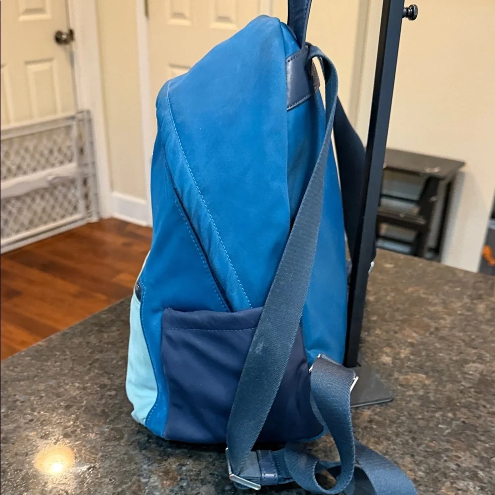Kate Spade Vibrant Blue and White Backpack